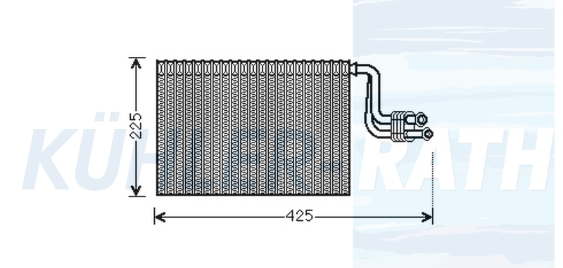 evaporator suitable for BMW (64116934781 64119256346 64119290888