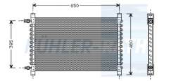 Kondensator passend für Volvo (1080664 1618701 8150137 8157100)