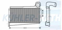 Ladeluftkühler passend für A6555010001