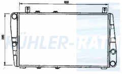 radiator suitable for 115610502 443511128102 115610500