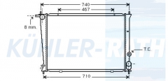radiator suitable for 253104A000