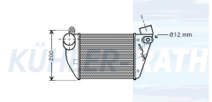 Ladeluftkühler passend für 8N0145805D