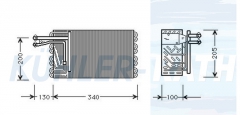 evaporator suitable for JLM002161 JLM20608
