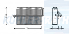 evaporator suitable for 52463285 1618017