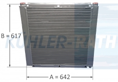 oil cooler suitable for Serie 3 642x617x63