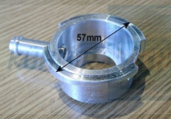 Unterteil passend für Aluminium Ø 57mm Höhe 25mm