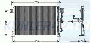 Kondensator passend fr Jeep