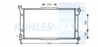 Wasserkhler passend fr Subaru