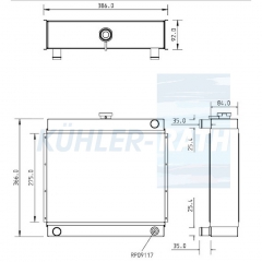 Wasserk�hler passend f�r John Deere
