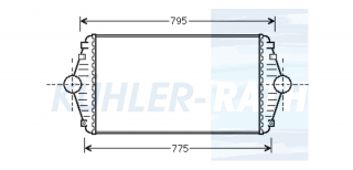 Ladeluftkhler passend fr Fiat/Citron/Peugeot/Lancia