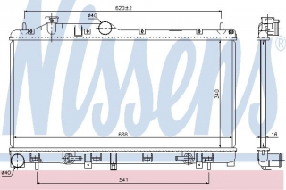 Wasserkhler passend fr Subaru