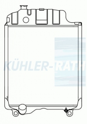 Wasserkhler passend fr John Deere