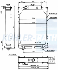 Wasserk�hler passend f�r Fiat