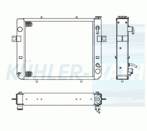 Wasserkhler passend fr Tailift/Toyota