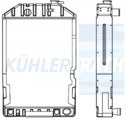 Wasserkhler passend fr Ford/New Holland