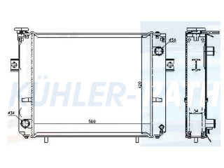 Wasserkhler passend fr Komatsu