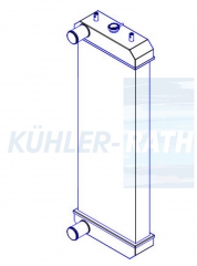 Wasserkhler passend fr Hitachi/Case