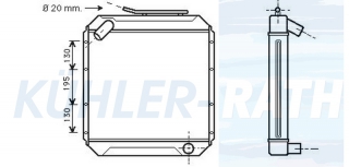 Wasserkhler passend fr Mercedes-Benz