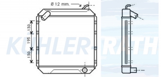 Wasserkhler passend fr Mercedes-Benz