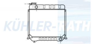 Wasserkhler passend fr Mercedes-Benz