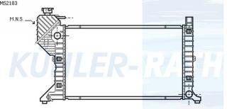 Wasserkhler passend fr Mercedes-Benz