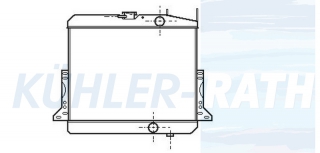 Wasserkhler passend fr Mercedes-Benz