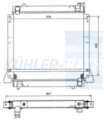 Wasserkhler passend fr Mercedes-Benz