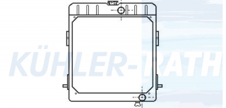 Wasserkhler passend fr Mercedes-Benz