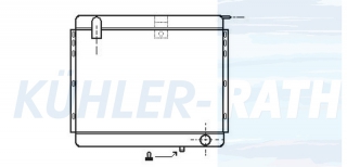 Wasserkhler passend fr Mercedes-Benz