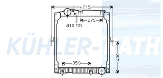 Wasserkhler passend fr Mercedes-Benz