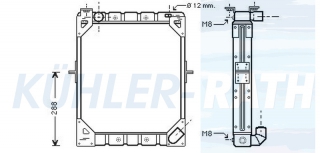 Wasserkhler passend fr Mercedes-Benz