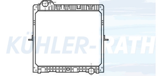 Wasserkhler passend fr Mercedes-Benz