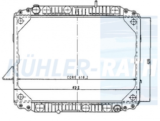 Wasserkhler passend fr Mercedes-Benz