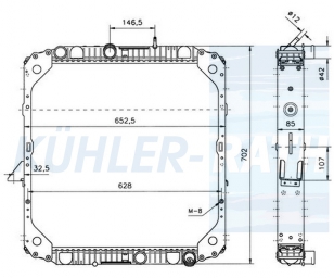 Wasserkhler passend fr Mercedes-Benz