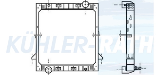 Wasserkhler passend fr Iveco