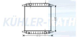 Wasserkhler passend fr Iveco