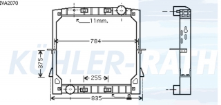 Wasserkhler passend fr Iveco