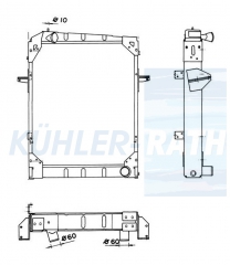 Wasserkhler passend fr Iveco