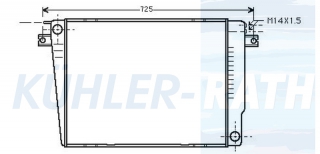 Wasserkhler passend fr BMW