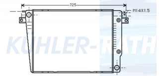 Wasserkhler passend fr BMW