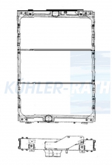 Wasserkhler passend fr Kssbohrer/Neoplan/Setra