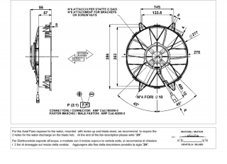 Ventilator passend fr Comex 12V drckend  277