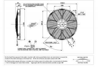 Ventilator passend fr Comex 12V ziehend  336