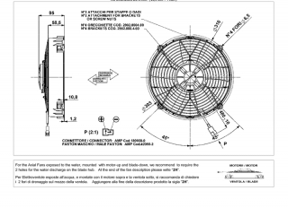 Ventilator passend fr Comex 12V ziehend  316