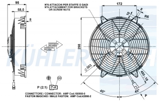 Ventilator passend fr Comex 12V ziehend  303