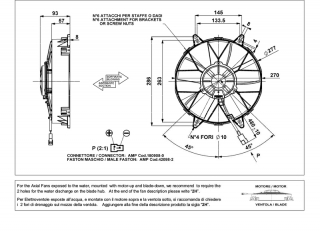 Ventilator passend fr Comex 12V drckend  277