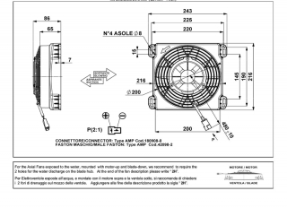 Ventilator passend fr Comex 12V ziehend mit Gehuse