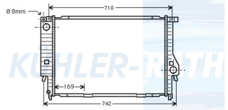 Wasserkhler passend fr BMW