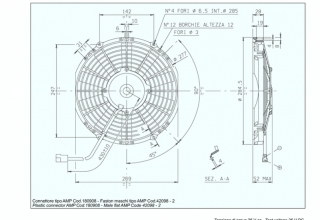 Ventilator passend fr Spal 24V drckend  284