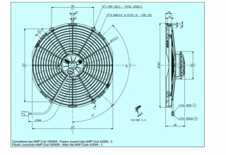 Ventilator passend fr Spal 24V drckend  385